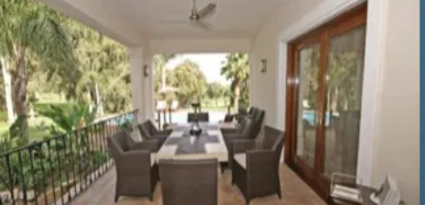 Stunning 6 Bedroom Villa Front Line Golf