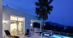 Villa located on the hills overlooking La Concha , the Golf Valley, Puerto Banus, the Mediterranean and the African coastline.