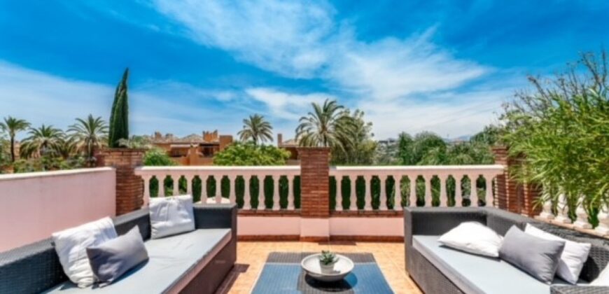 Beautiful villa situated in one of Marbella’s most prestigious urbanisations, walking distance to the beach