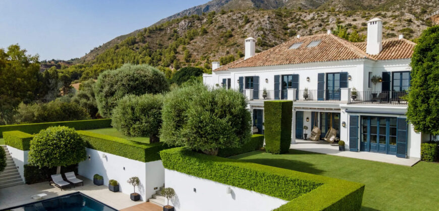 Elegant luxury villa located in the most exclusive area of Marbella