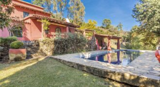 Benahavis Village Oasis: Two Villas on Expansive Land with Development Potential