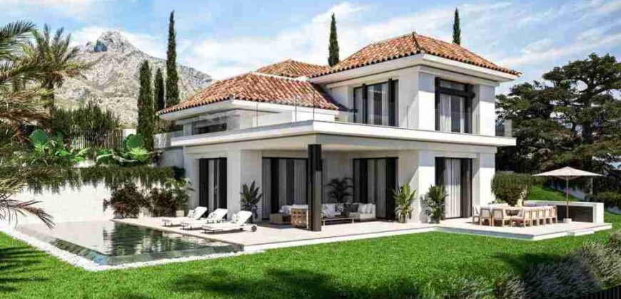 New Golden Mile Villa For Sale Marbella